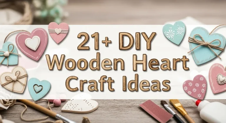 21+ DIY Wooden Heart Craft Ideas to Add Warmth to Your Home Decor