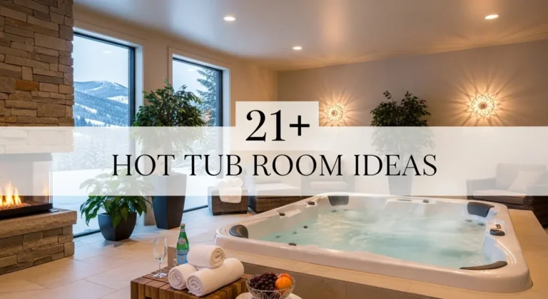 21+ Hot Tub Room Ideas That Turn Any Space Into a Relaxation Paradise