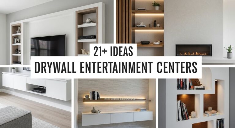 21+ Ideas for Drywall Entertainment Centers That Transform Your Living Room