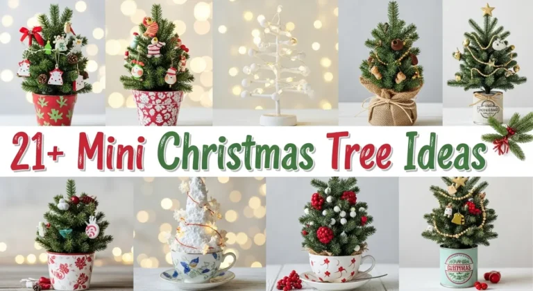 21+ Mini Christmas Tree Ideas From Rustic Charm to Elegant Glam
