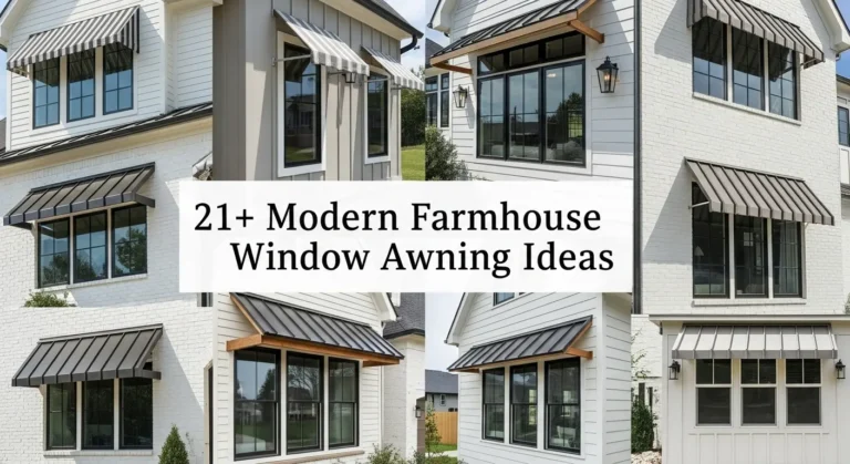 21+ Modern Farmhouse Window Awning Ideas That Will Transform Your Home's Curb Appeal