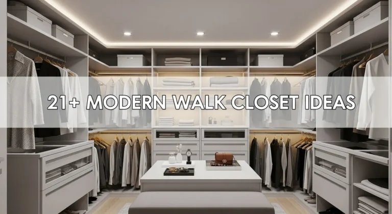 21+ Modern Walk-In Closet Ideas That Double as Dressing Rooms