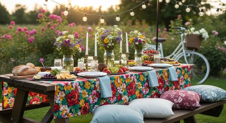21+ Outdoor Decor Ideas for Picnic Table That Transform Your Backyard