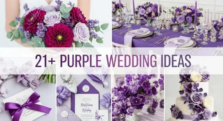 21+ Purple Wedding Ideas for Your Dream Royal Celebration