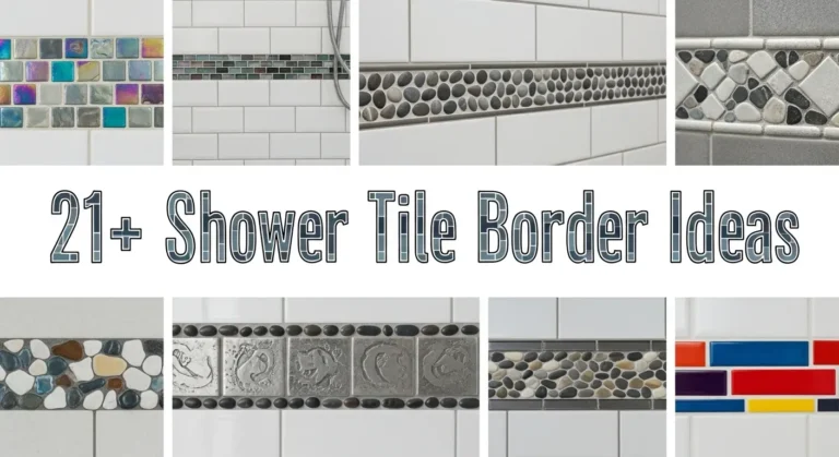 21+ Shower Tile Border Ideas to Elevate Your Bathroom Design