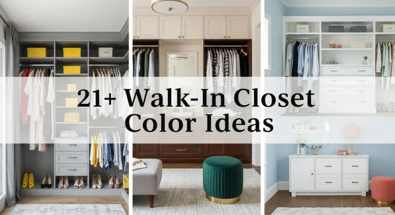 21+ Walk-In Closet Color Ideas That Hide Imperfections and Flaws