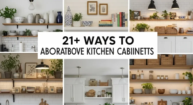 21+ Ways to Decorate Above Kitchen Cabinets That Actually Work