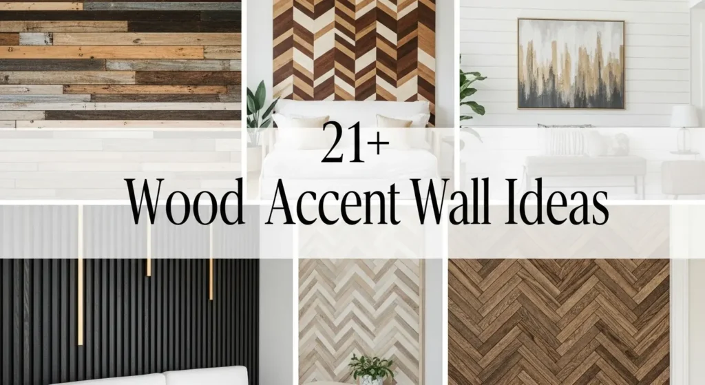 21+ Wood Accent Wall Ideas That Add Warmth and Character to Your Home