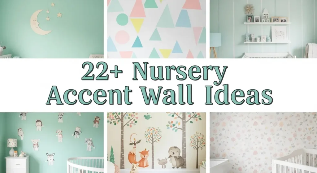 22+ Adorable Nursery Accent Wall Ideas to Welcome Your Little One
