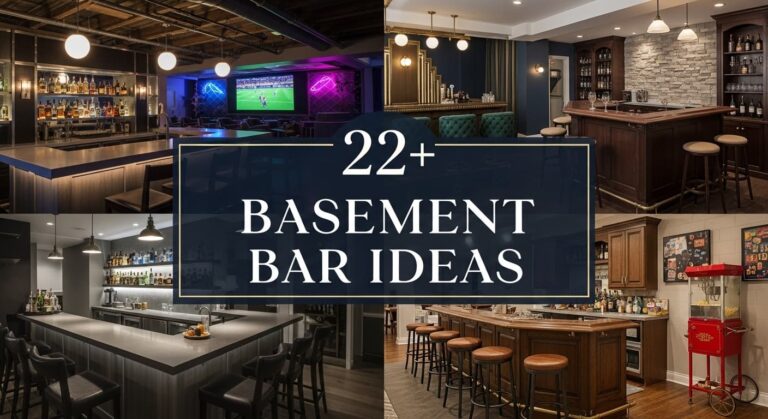 22+ Amazing Basement Bar Ideas to Transform Your Lower Level