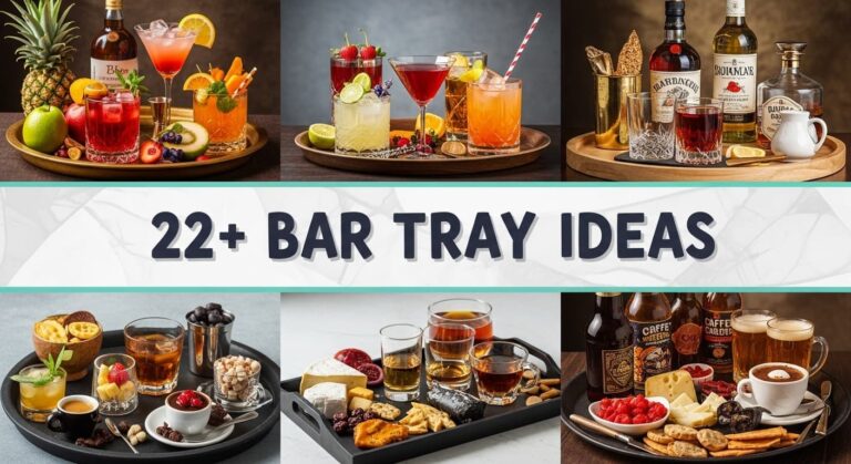 22+ Bar Tray Ideas for Organized Serving