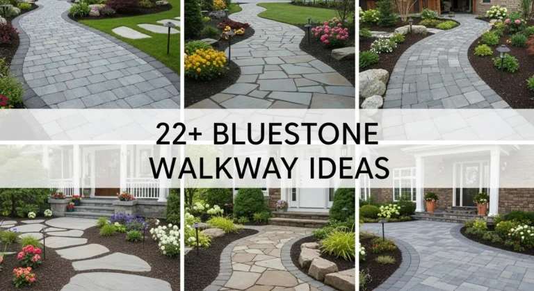 22+ Bluestone Walkway Ideas That Add Elegance to Any Landscape