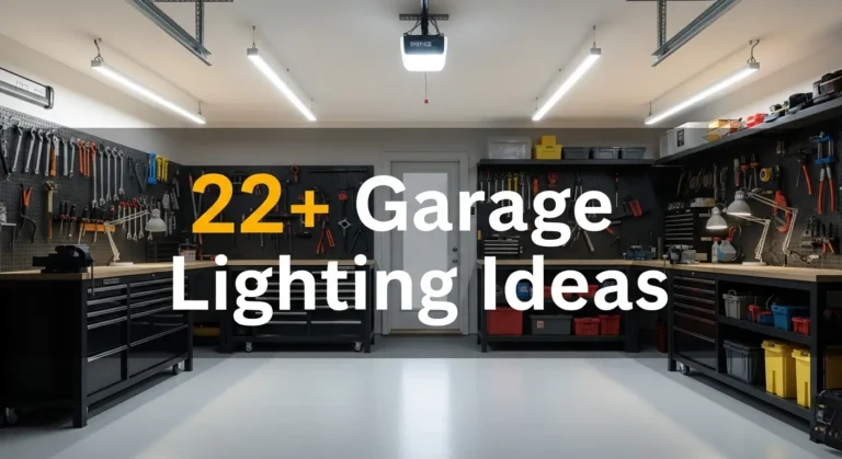 22+ Bright Garage Lighting Ideas to Transform Your Workshop Space