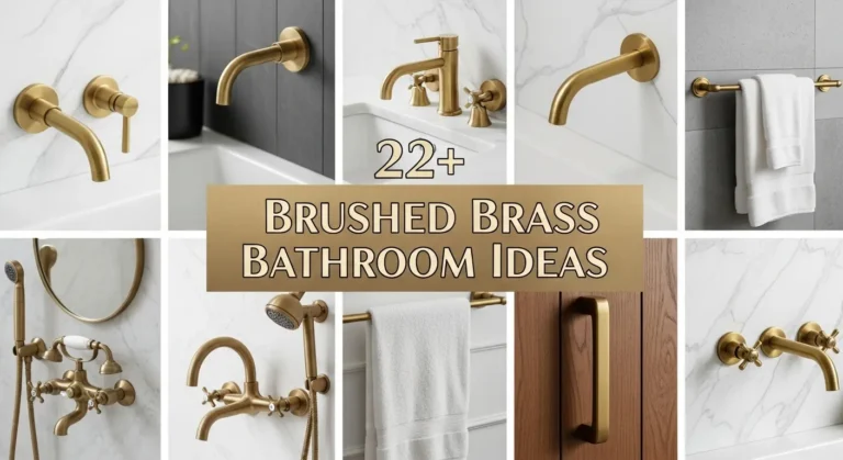 22+ Brushed Brass Bathroom Ideas From Vintage Charm to Modern Elegance
