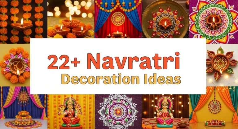 22+ Colorful Navratri Decoration Ideas to Brighten Your Celebration