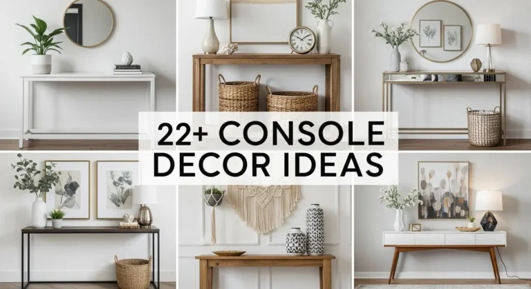 22+ Console Decor Ideas From Minimalist to Maximalist Design Inspiration