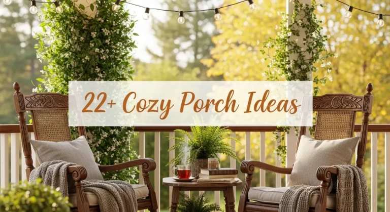 22+ Cozy Porch Ideas to Transform Your Outdoor Space into a Relaxing Retreat
