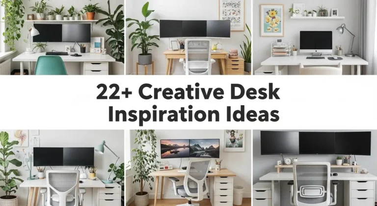 22+ Creative Desk Inspiration Ideas That Will Revolutionize Your Home Office