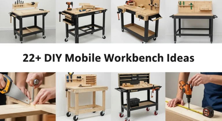 22+ DIY Mobile Workbench Ideas for Small Workshops and Garages
