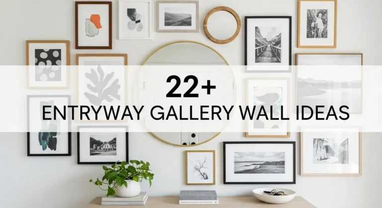 22+ Entryway Gallery Wall Ideas to Make Your Entrance Unforgettable