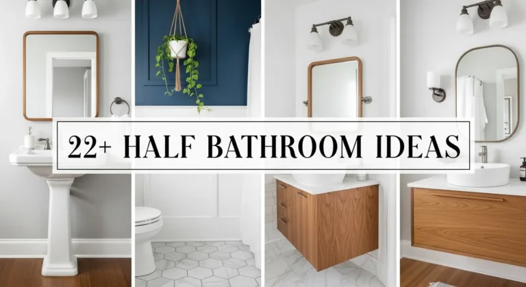 22+ Half Bathroom Ideas That Make a Big Impact in Small Spaces