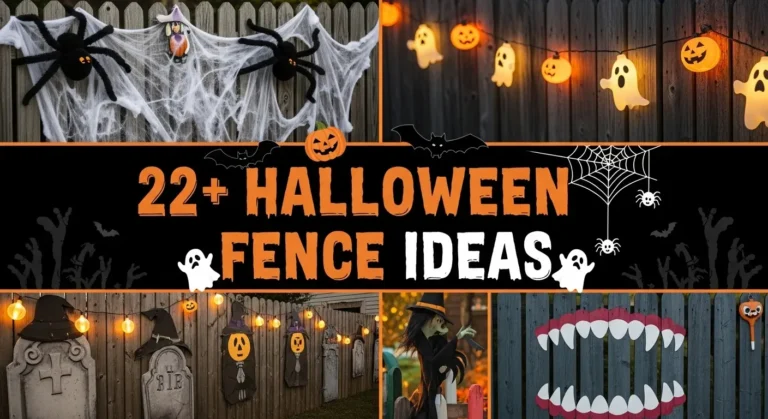 22+ Halloween Fence Ideas That Turn Your Yard into a Spooky Spectacle
