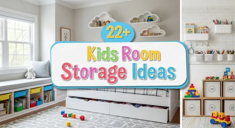 22+ Kids Room Storage Ideas Organize Every Corner & Surface