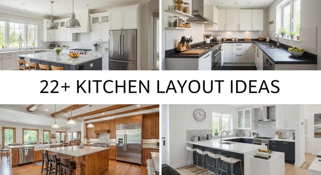 22+ Kitchen Layout Ideas That Maximize Storage and Style