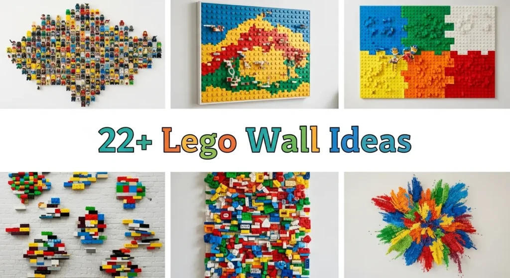 22+ Lego Wall Ideas That Transform Any Room into a Creative Paradise