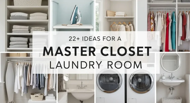 22+ Master Closet Laundry Room Ideas to Maximize Your Space