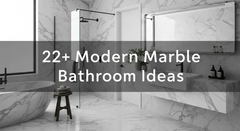 22+ Modern Marble Bathroom Ideas with Heated Floors and Luxury Features