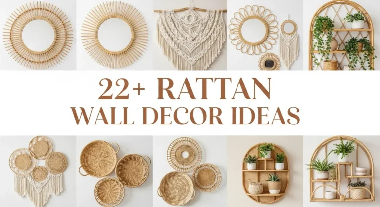 22+ Stunning Rattan Wall Decor Ideas to Transform Your Living Space