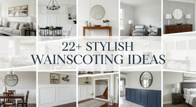 22+ Stylish Wainscoting Ideas for Compact Homes
