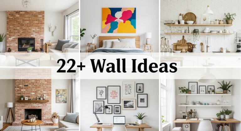 22+ Wall Ideas for Contemporary Homes