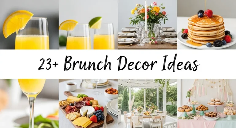 23+ Brunch Decor Ideas From Casual to Elegant Table Settings
