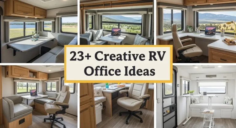 23+ Creative RV Office Ideas and Storage Solutions