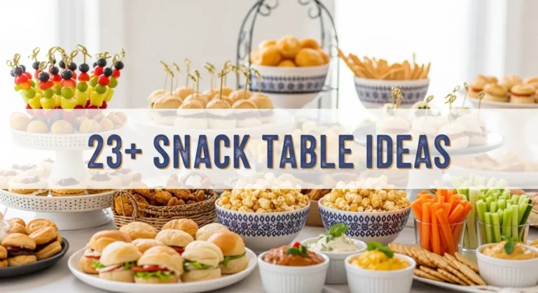 23+ Creative Snack Table Ideas That Will Wow Your Party Guests
