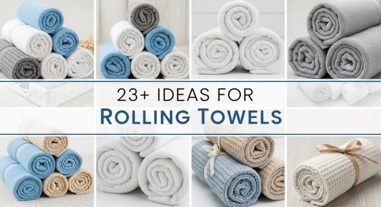 23+ Ideas for Rolling Towels That Will Revolutionize Your Bathroom Organization