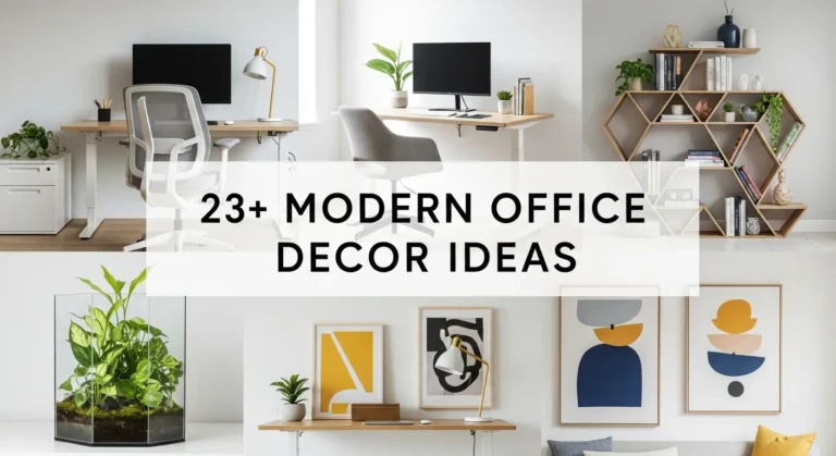 23+ Modern Office Decor Ideas to Elevate Your Professional Space