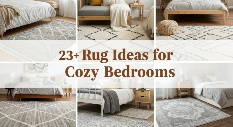 23+ Rug Ideas for Cozy Bedrooms From Bohemian to Modern