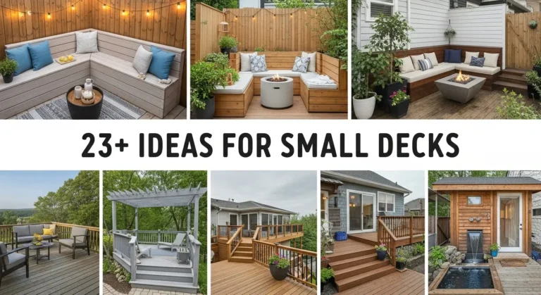23+ Small Deck Ideas for Compact Outdoor Living