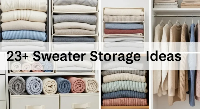 23+ Sweater Storage Ideas That Keep Your Knitwear Looking Brand New