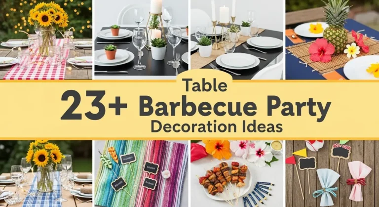 23+ Table Barbecue Party Decoration Ideas for the Perfect Backyard Bash