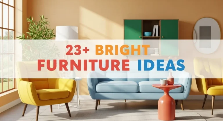 23+ Vibrant Bright Furniture Ideas to Transform Your Living Space