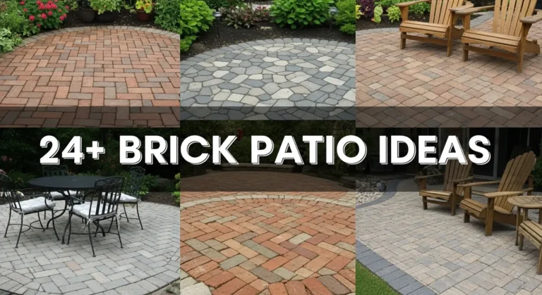 24+ Brick Patio Ideas for Classic Outdoor Elegance