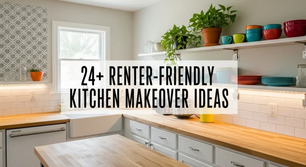 24+ Brilliant Renter-Friendly Kitchen Makeover Ideas