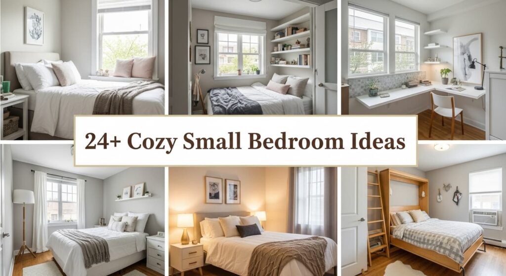 24+ Cozy Small Bedroom Ideas to Maximize Space and Style