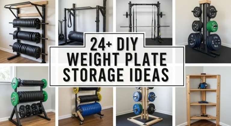 24+ DIY Weight Plate Storage Ideas to Organize Your Home Gym