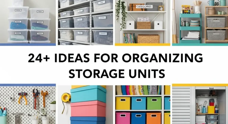 24+ Ideas for Organizing Storage Units Like a Pro
