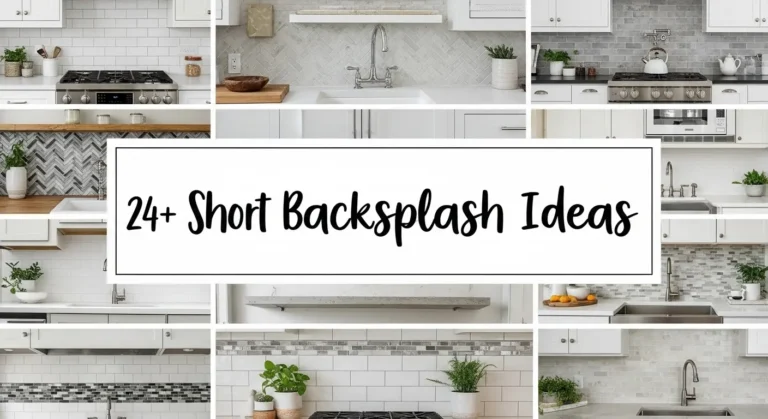 24+ Short Backsplash Ideas to Maximize Style in Minimal Space